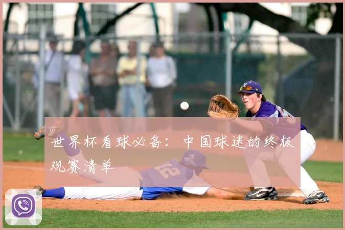 世界杯看球必备:中国球迷的终极观赛清单