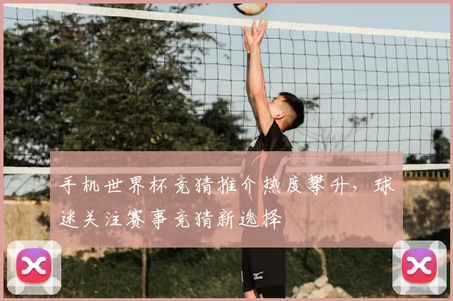 手机世界杯竞猜推介热度攀升,球迷关注赛事竞猜新选择